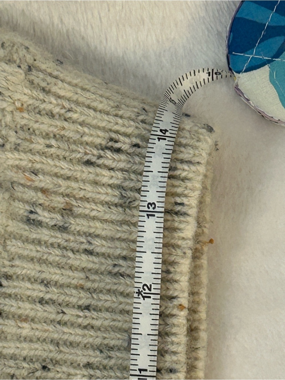 AranCrafts Ireland 100% Wool Fisherman Cable Knit Sweater Cream Size M - Picture 8 of 13
